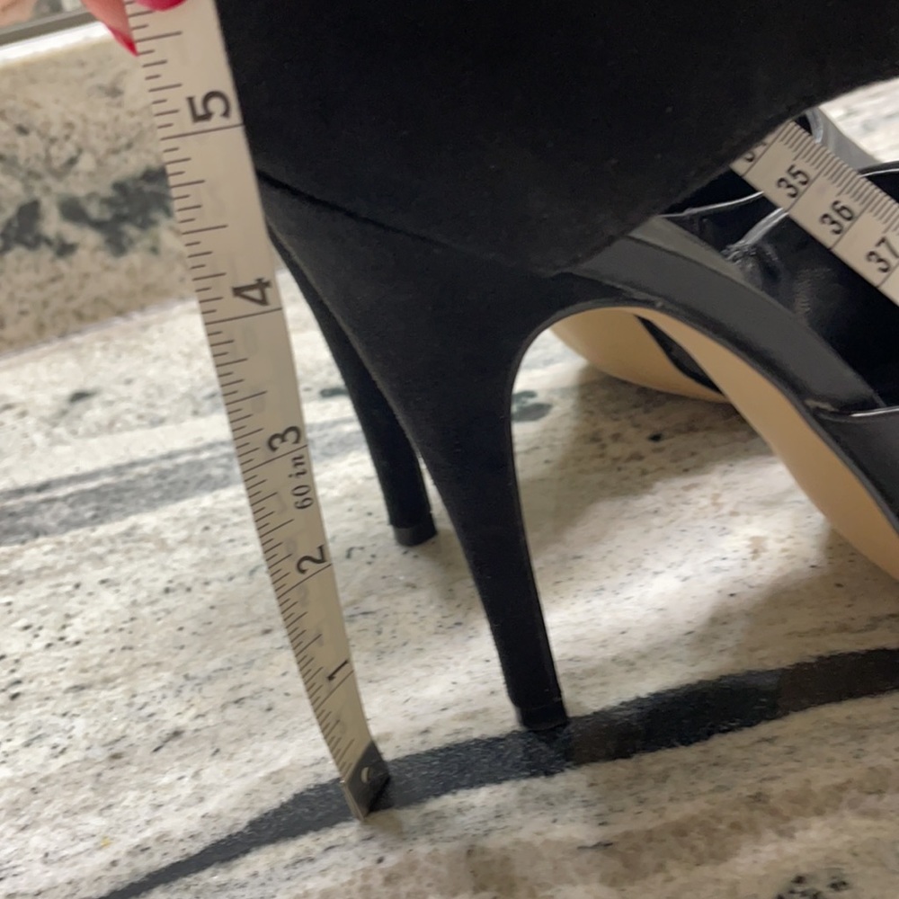 Leather Suede Ankle Booties - Picture 10 of 10